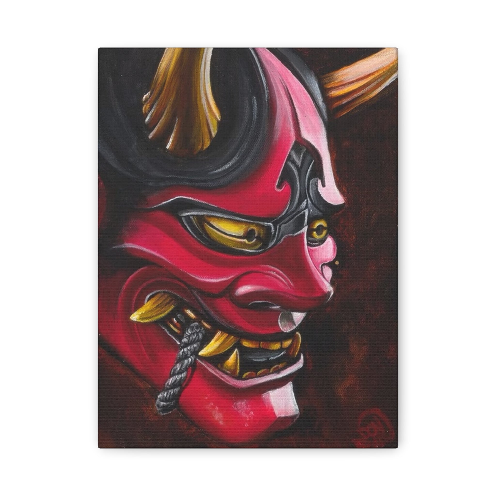 Oni Matte Canvas Print — Stretched Wall Art (1.25")