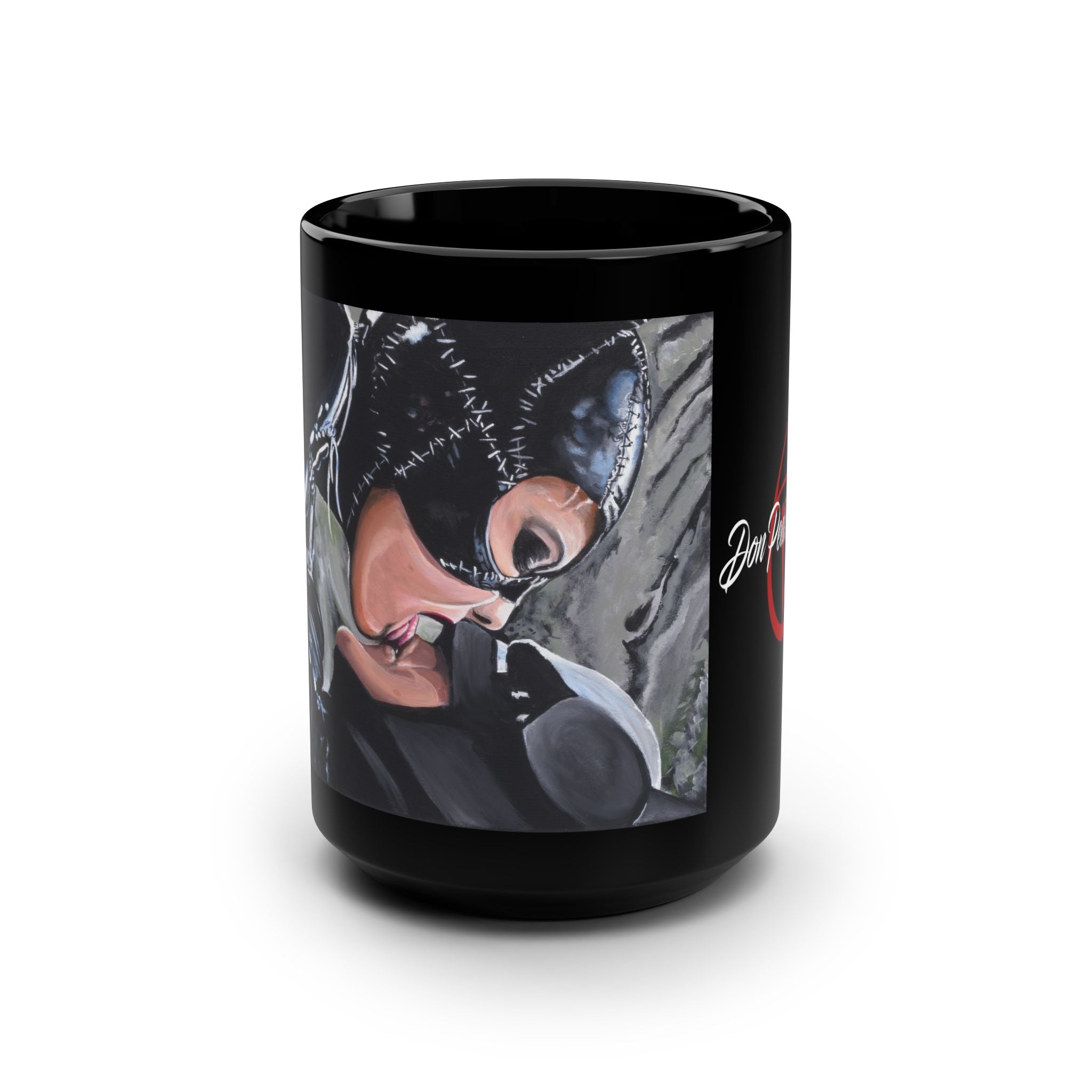 Deadly Kiss Coffee Mug — 15oz Black Art Mug (Don Peddicord Art)