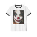 Clown Face Graphic Ringer Tee