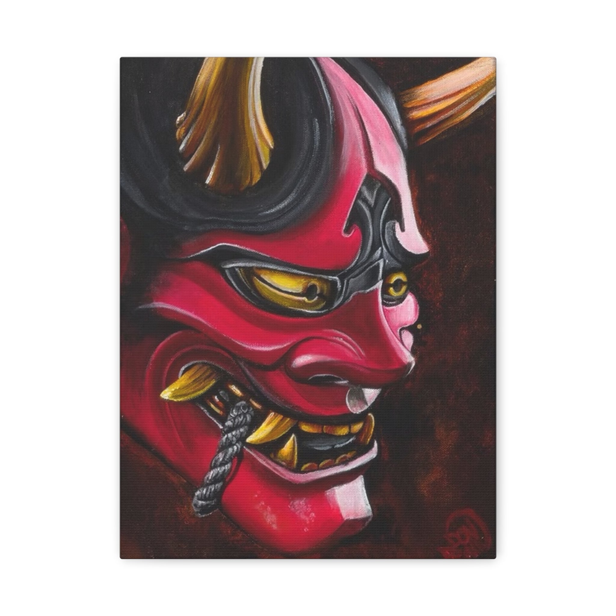 Oni Matte Canvas Print — Stretched Wall Art (1.25")
