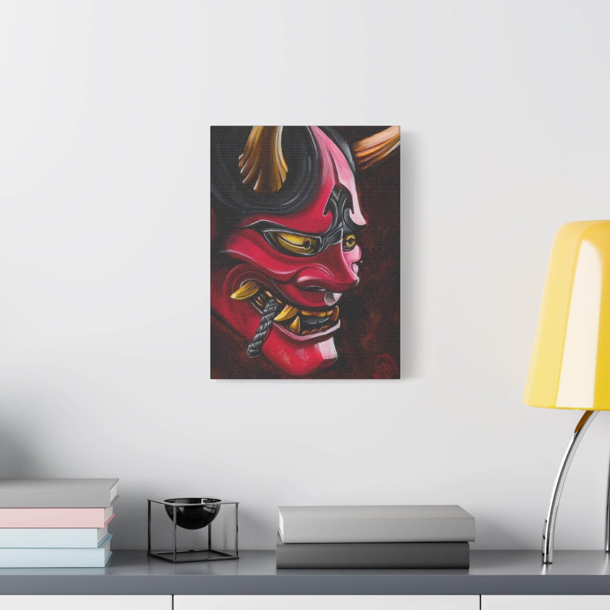 Oni Matte Canvas Print — Stretched Wall Art (1.25")