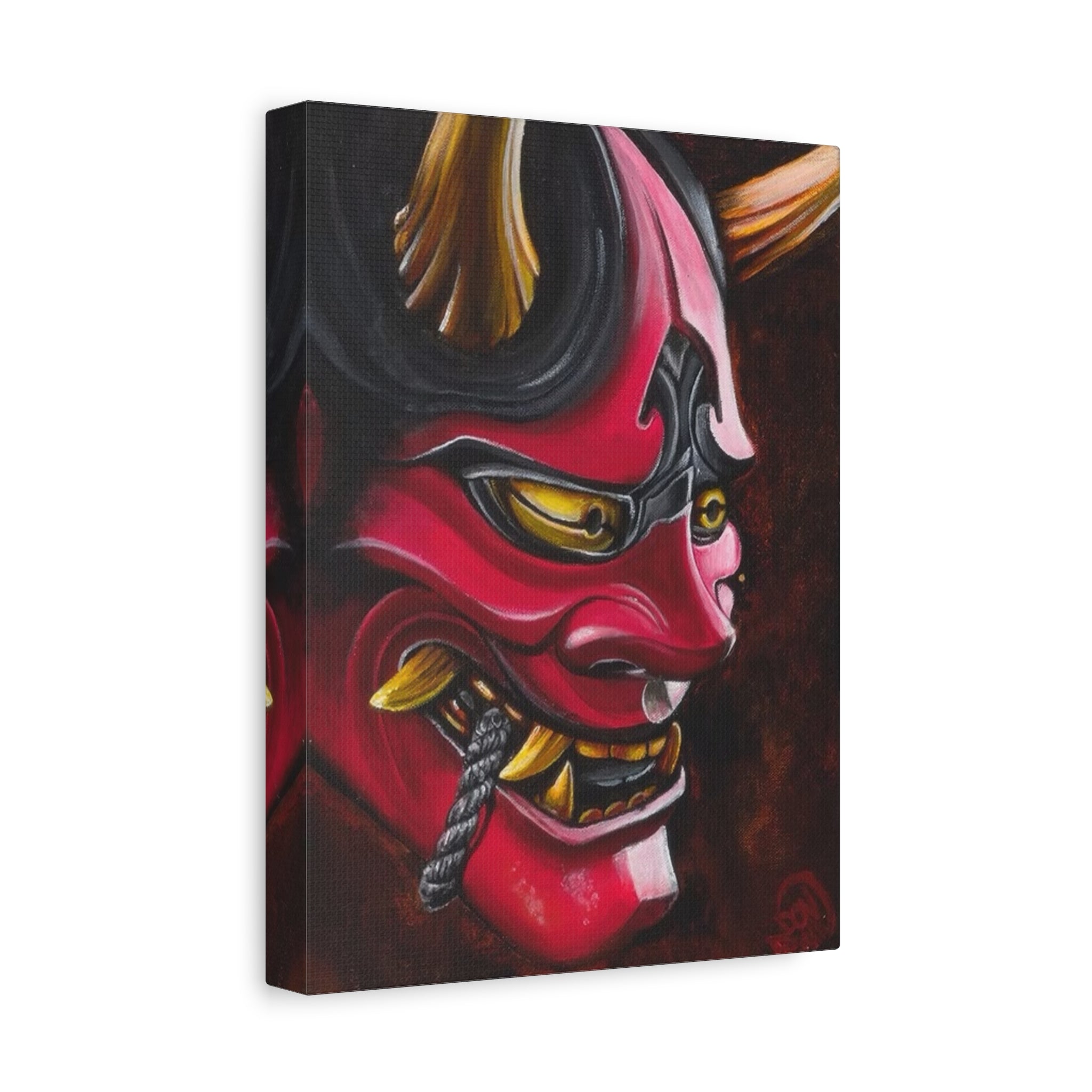 Oni Matte Canvas Print — Stretched Wall Art (1.25")